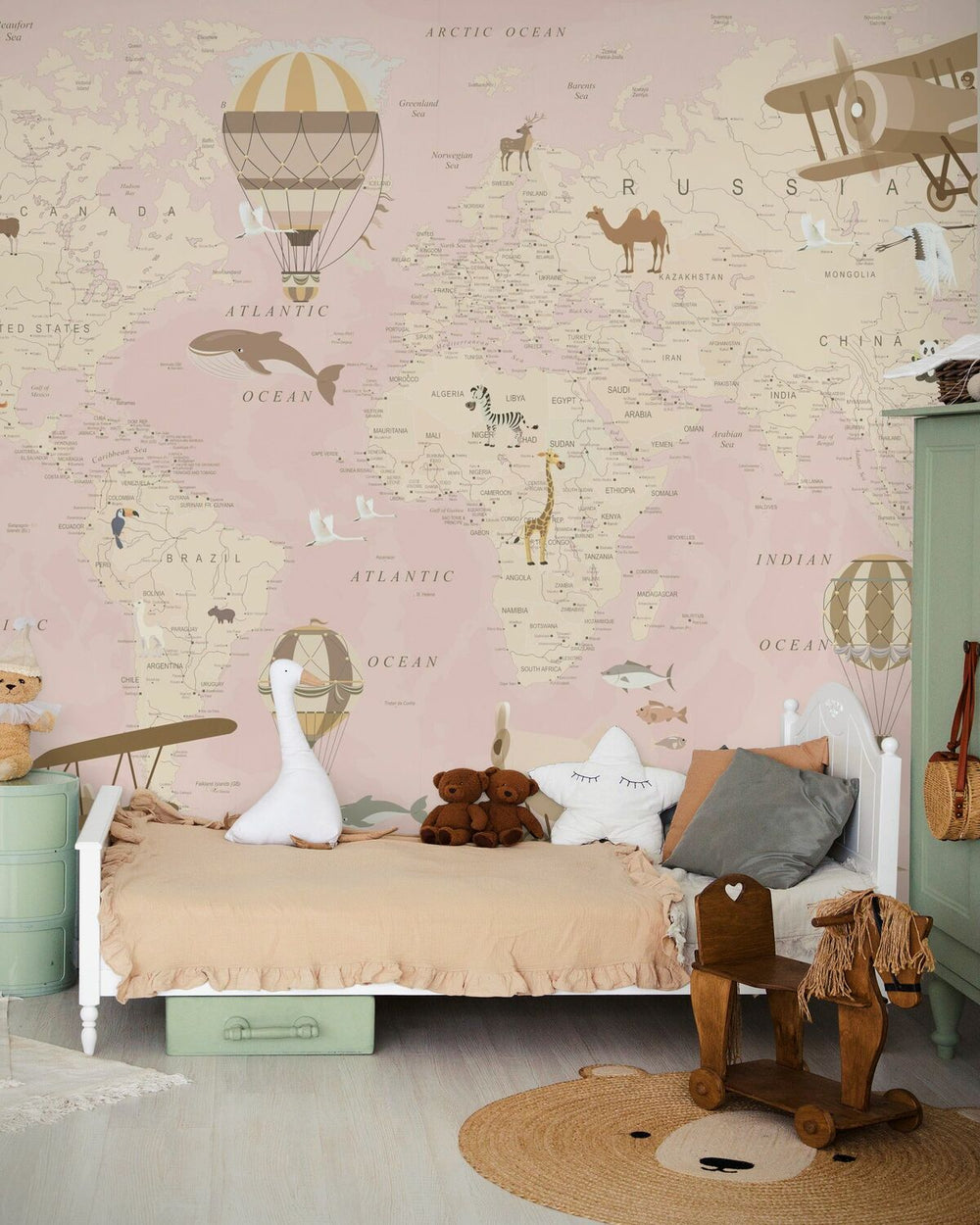 Carte d'explorateur - Rose