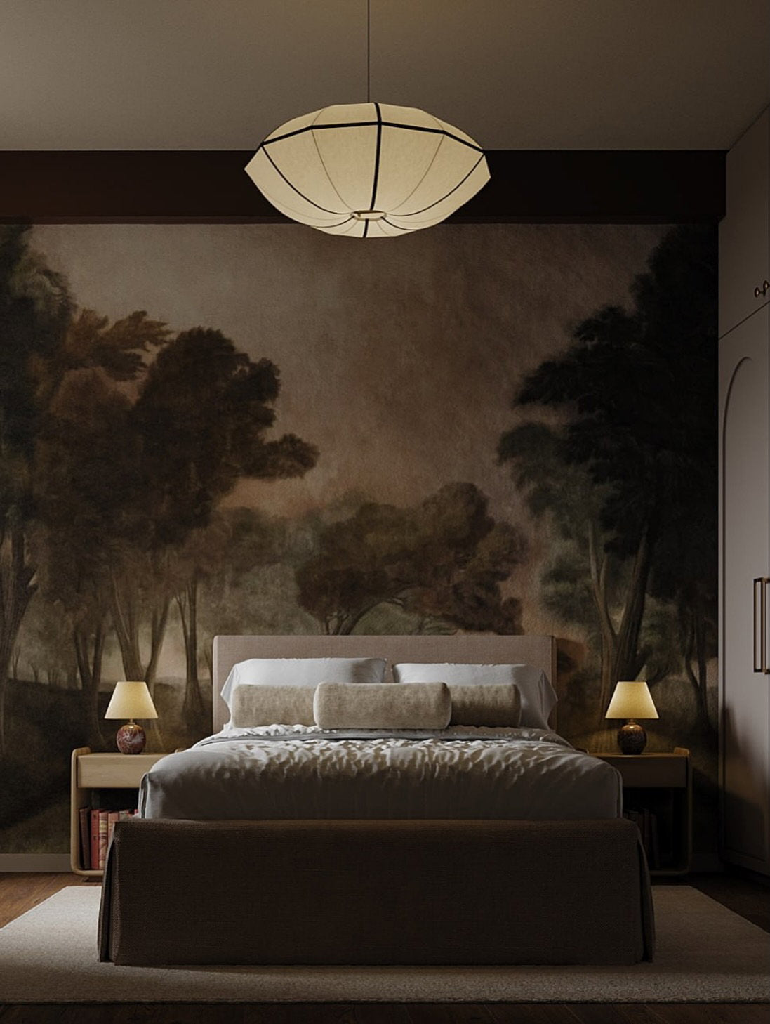 Chambre avec panoramique forêt